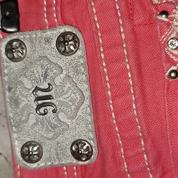 Miss me pink capri jeans sz 25 excellent condition - Picture 3 of 9